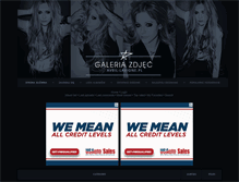 Tablet Screenshot of galeria.avril-lavigne.pl